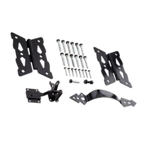 National Hardware N109-300 V8418 Decorative Butterfly Hinge Gate Kit in Black National Hardware N109-300 V8418 Decorative Butterfly Hinge Gate Kit in Black